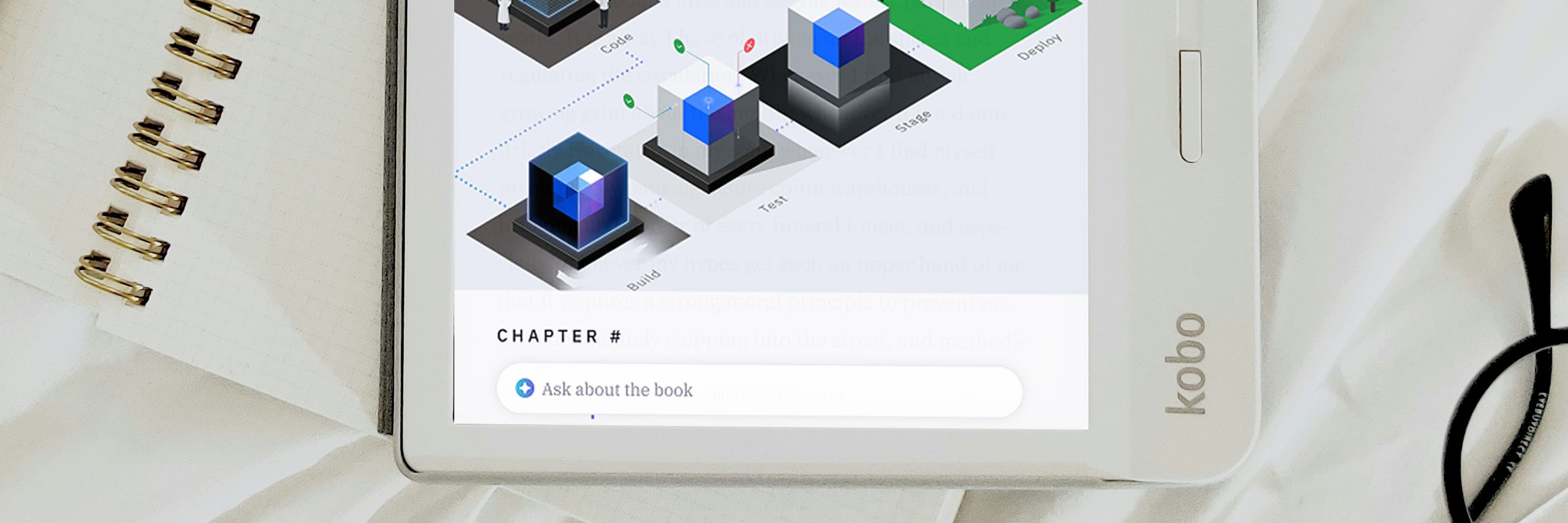 Conversational content engine — AI-powered ebook chat interface